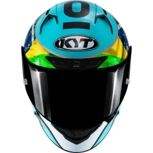 Capacete KYT NZ Race Leopard Brasil (Tricomposto) - Spinelli Motos